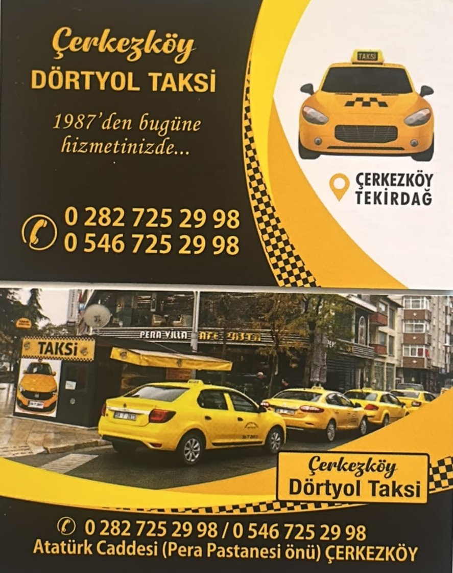 Çerkezköy Pera Taksi Araç Filosu